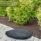 Decorative Outdoor Weather-Resistant Artistic Artificial Faux Stone Rock, Garden Patio Granite Grey Fiberglass Stone